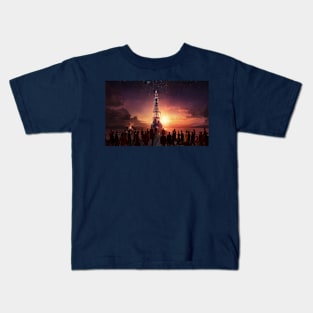 Shuttle off of Earth Kids T-Shirt